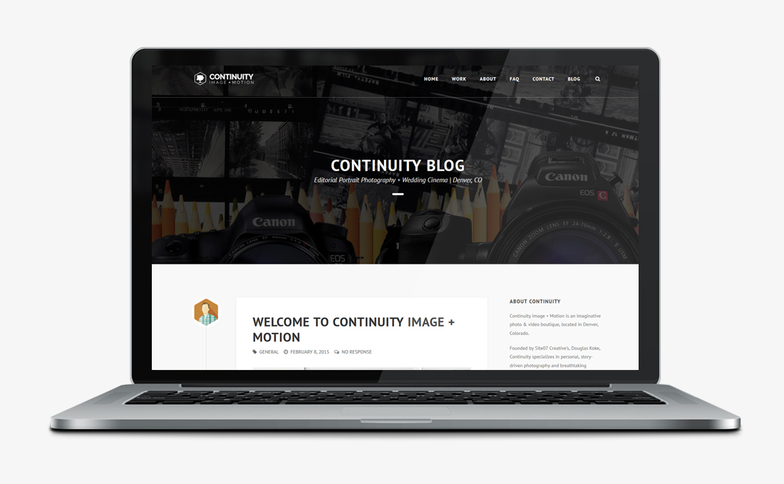 Contintuity Image | Web Design + Branding | Denver, CO